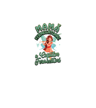 Mamă fermecătoare a copiilor fermecători model roz deschis pe tricou