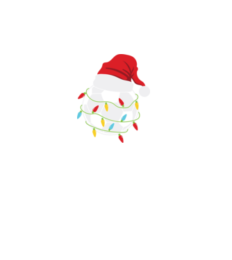 Football christmas model negru pe tricou