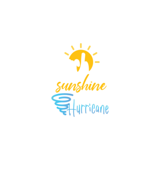 March Girls are Sunshine mixed with a little Hurricane model negru pe tricou