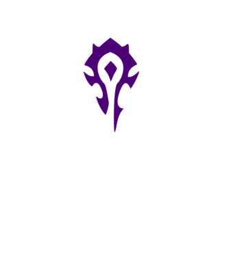 horde PvP model albastru deschis pe tricou