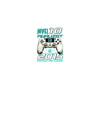 Nivel finalizat 10 2015 model negru pe tricou