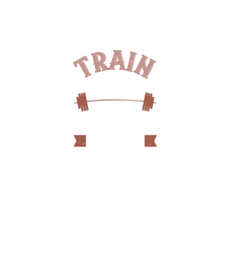 Train Hard model verde neon pe tricou