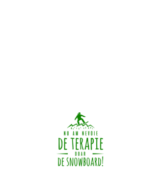 nu am nevoie de terapie doar de snowboard! model negru pe tricou