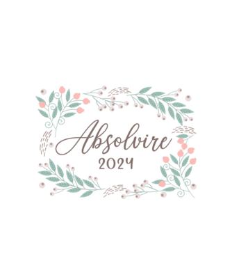 Absolvire 2024 model alb pe tricou