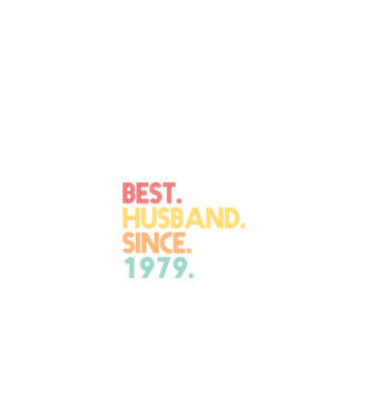 best husband since 1979 retro model albastru jeanși pe tricou