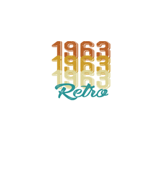 1963 Retro model alb pe tricou
