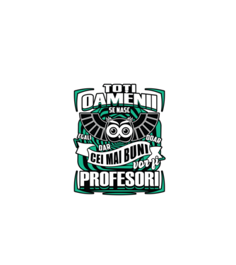 Toți oamenii profesori model negru pe tricou