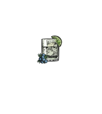 Let the fun be gin model negru pe tricou