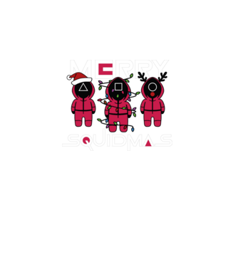 Merry squidmas model turcoaz pe tricou