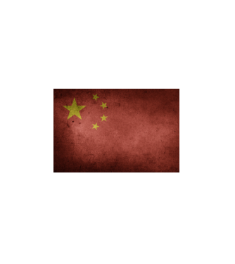CHINA model alb pe tricou