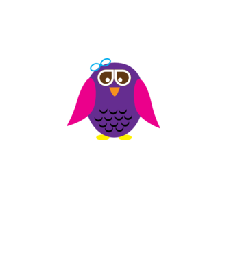 Owl model dusty pink pe tricou
