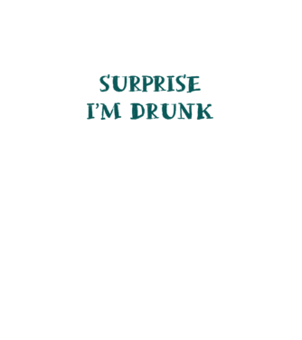 Surprise im drunk model galben neon pe tricou