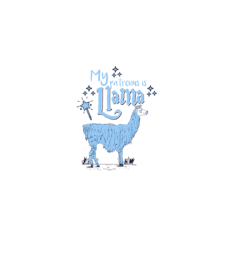My patronus is Llama model negru pe tricou