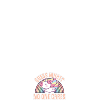 Guess what Unicorn model alb pe tricou