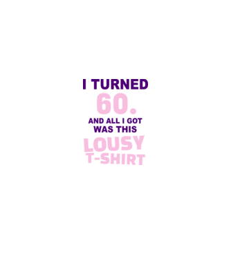 Lousy T-shirt 60 model albastru regal pe tricou