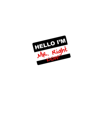 Mr Rigth Now.eps model albastru deschis pe tricou