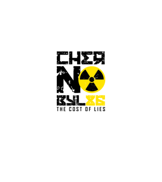 'Chernobyl ''86' model roșu pe tricou