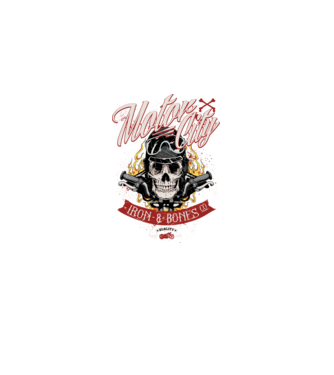 Motor City model negru pe tricou