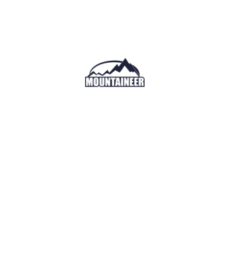 mountaineer model alb pe tricou