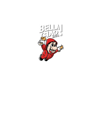 mario la casa de papel model negru pe tricou