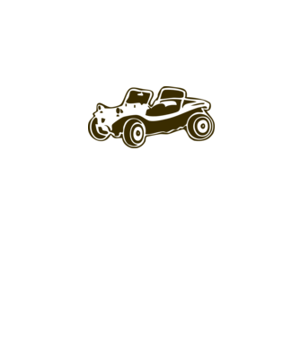 Buggy model alb pe tricou