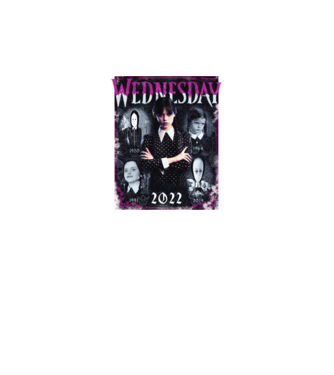WEDNESDAY ADDAMS multi all time model negru pe tricou