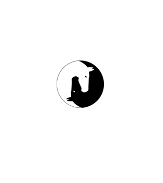 Lovas ying-yang model gri pe tricou