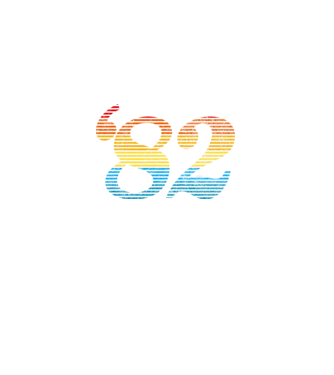 Retro Birthday 1982 model alb pe tricou