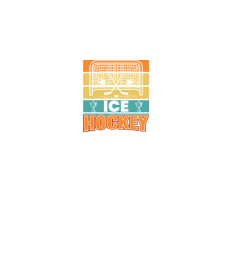Ice Hockey model negru pe tricou