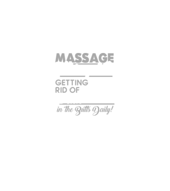 Massage pain model negru pe tricou