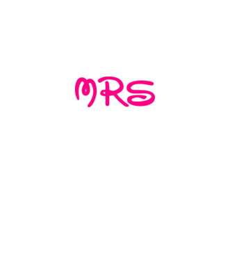 Mrs model alb pe tricou