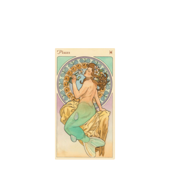 Horoscop Tarot PESTI model alb pe tricou
