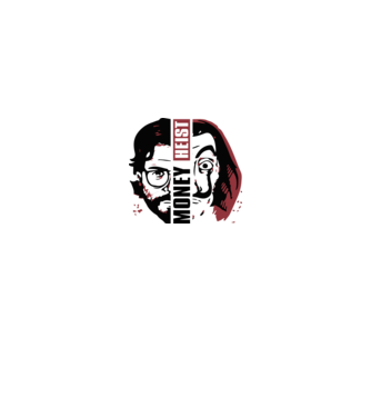 money heist professor model alb pe tricou