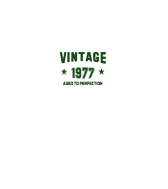 Vintage - 1977 model alb pe tricou