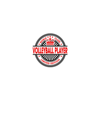 World class VOLEIBALIST model alb pe tricou