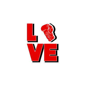 LOVE BOX model alb pe tricou