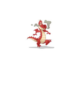 Dragon model turcoaz pe tricou