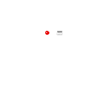 Bowling EKG model negru pe tricou