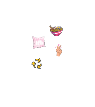 K-POP EAT SLEEP model negru pe tricou