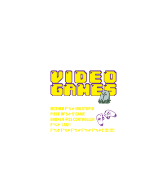 I don't always die when playing video games model negru pe tricou