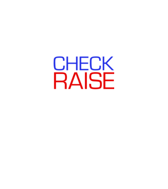 Check Raise model negru pe tricou