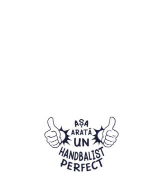 Așa arată un HANDBALIST perfect model negru pe tricou