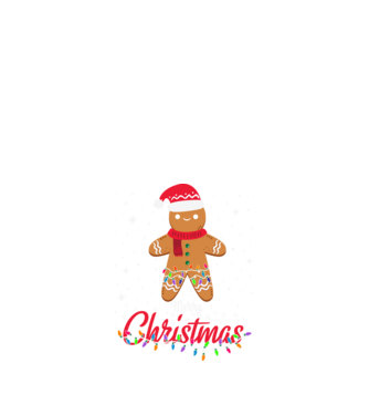 Merry christmas cookie model negru pe tricou