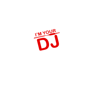 Im your DJ model negru pe tricou