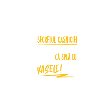 Secretul căsniciei sănătoase model negru pe tricou