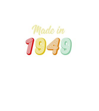 made in 1949 retro model turcoaz pe tricou
