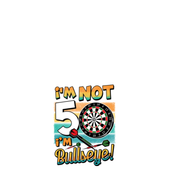 Darts Birthday 50 years old model negru pe tricou