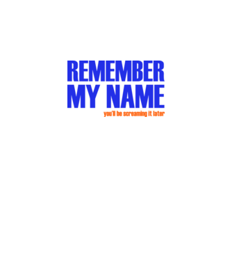 Remember My Name model alb pe tricou