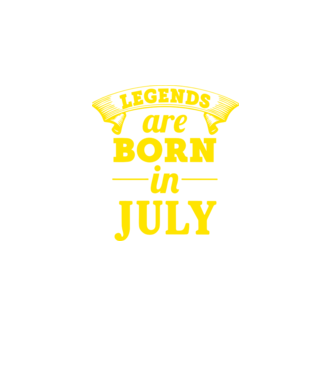 Legends are born in July model gri închis pe tricou