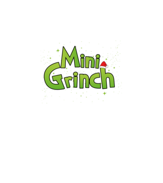 Grinch Family Mini Grinch model negru pe tricou